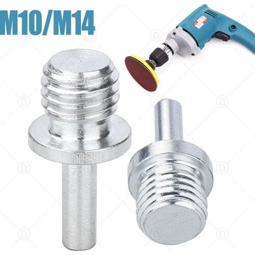 M10 M14 Drill Aapter Thread For Polishing Pad & Hook Loop Backer Plate Connecting Rod For Car Polisher Grinder Disc Hand Tools