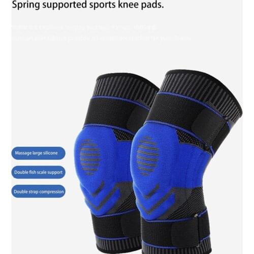 2pcs Gym Knee Pads Sports Safety Fitness Kneepad Elastic Knee Brace Support Gear Patella Running Basketball Tennis Universal