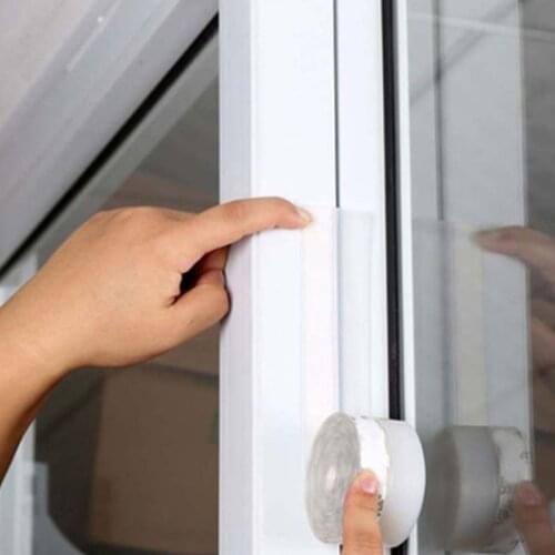 Transparent Windproof Silicone Door window Sealing Strip Strip Durable Waterproof Multifunctional WWO66