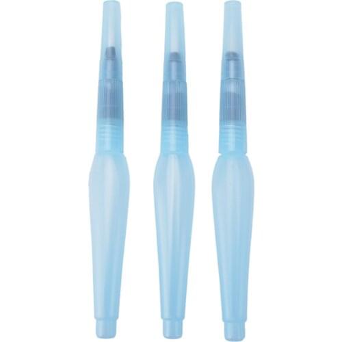 Different Sizes Large Capacity Barrel Water Paint Brush Set For School Self Moistening Water Storage Pen Art Supplies 3Pcs