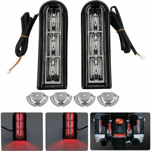 LED Inserts Motorcycle Saddlebag Filler Support Run Brake Tail Light for Harley Touring FLTRU Road Glide Ultra 2014-2020