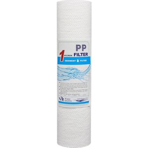 10 Inch 1 Micron/5 Micron PP Cotton Sediment Water Filter Cartridge System Reverse Osmosis Replacement The Water Filter