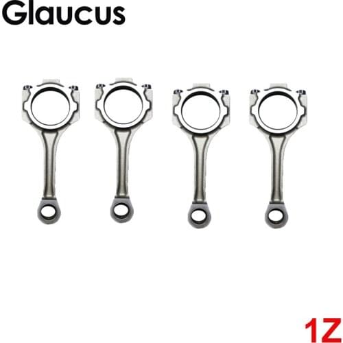 4pcs 1Z engine connecting rod for Toyota Forklift 13201-59037 13201 59037 1320159037