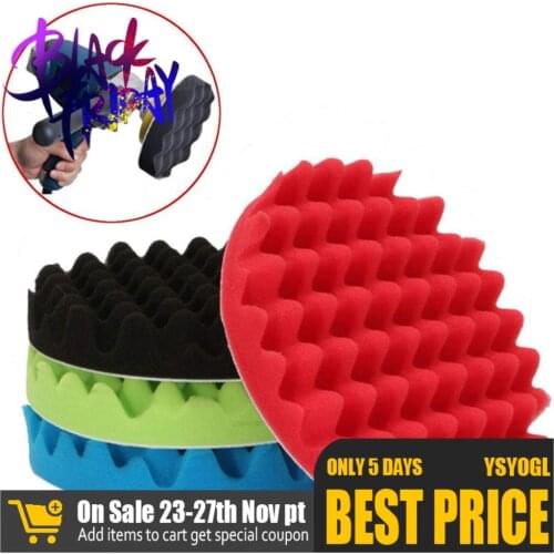 4pcs/set 8 Inch 200mm Auto Car Polishing Car Sponge Buff Pad Polishing Pad Kit for Car Waxing Polisher