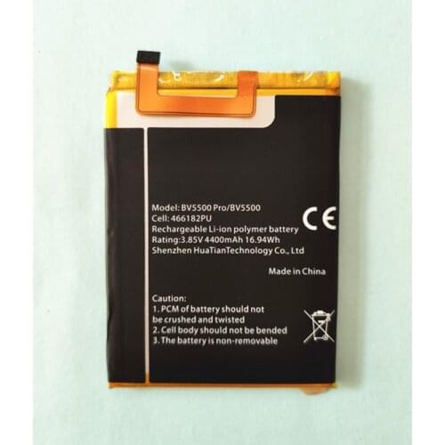 B-TAIHENG 4400mAh BV5500 Battery For Blackview BV5500 BV 5500 Pro 466182PU Battery High Quality