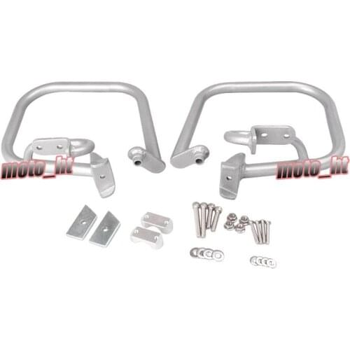 Rear Highway Crash Bars Guard Protection For Trunk Protection For BMW R1200RT 2005-2013 Silver