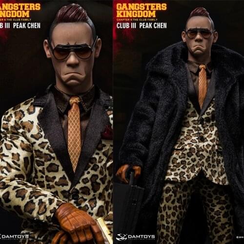 DAMTOYS GK018 1/6 Gangster Kingdom Grass Flower 3 Peak Chen Chen Shanfeng Dashan Gangbang boss movable doll toy in stock