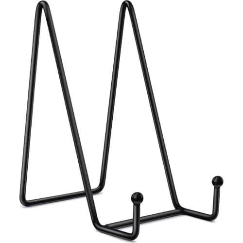 Display Stand Metal Storage Rack for Picture Decorative Plate Book Photo Easel Artistic Work Home Office Ornaments