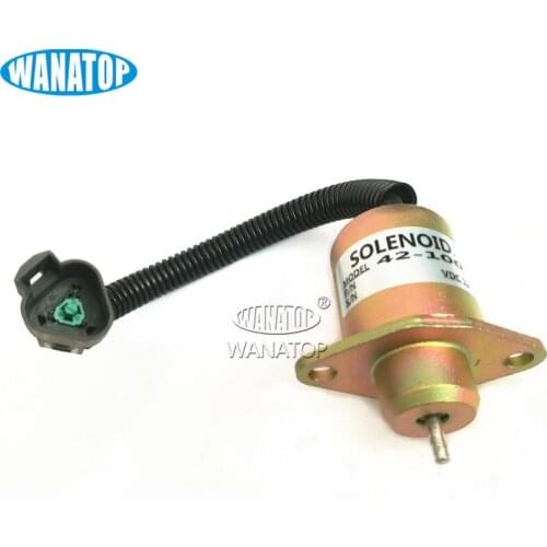 12V Fuel Shutoff Stop Solenoid Valve 42-100 1500-3076 for Thermo King