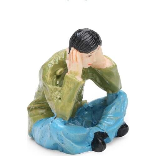 Ceramic cart table decoration American milk cart