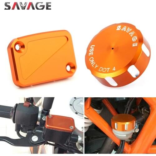 Front Rear Brake Reservoir Cover For RC /DUKE 125/200/250/390 2012-2020 Motorcycle Accessories Master Cylinder Oil Fluid Cap