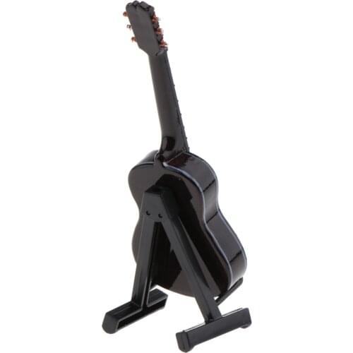 Dollhouse Miniature 1/12th Scale Guitar Musical Instruments For Music Room