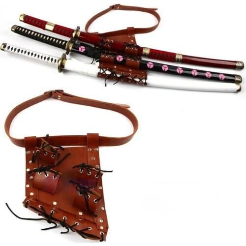 Sword Bag Knife Waistband Strap for Roronoa Zoro Cosplay Ninja Hero Cosplay Kendo Case Belt Holster Props Without Sword