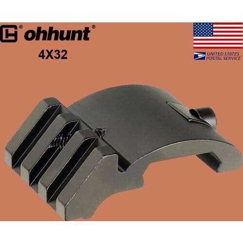 Ohhunt 3 Slot Ultra Low Profile Offset Picatinny Weaver Rail Mount Accessory For AR 15 Tactical Accessories