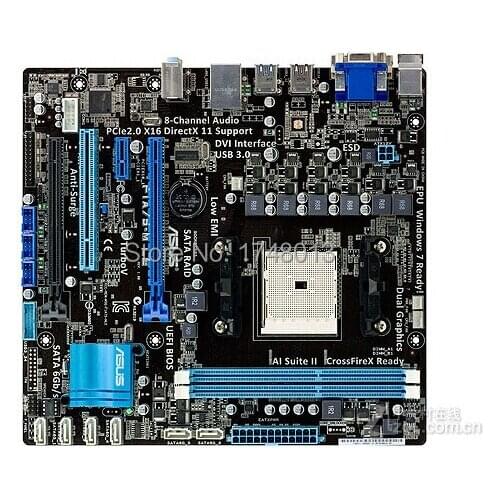 Original motherboard for F1A75-M LE Socket FM1 DDR3 32GB ATX desktop motherboard