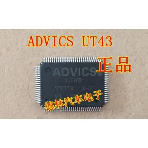 Original new ADVICS UT43 QFP For Toyota ESP module chip.EPS computer module chip