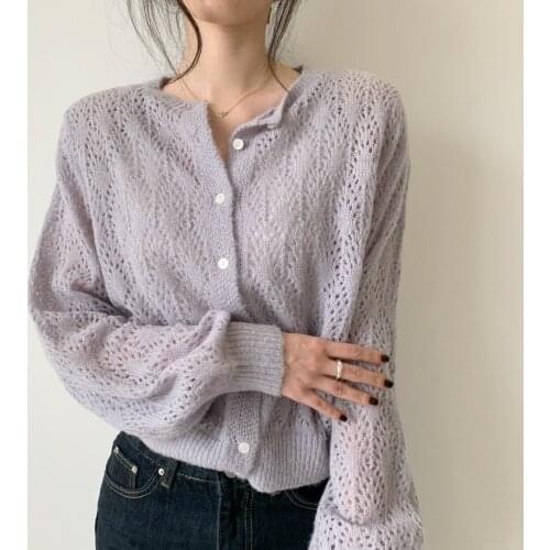 Casual Women Sweaters Long Sleeve Women Tops Autumn Fashion Front Buttons Cardigans Elegant Lady Knitted Sweater Women Clothing