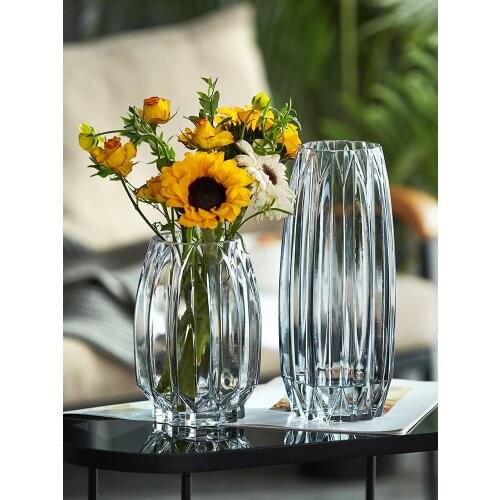 European modern Home Office Decor Vase Tabletop Glass Vase Hydroponic Container Terrarium Plant Flower pot