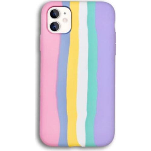Rainbow Silicone Phone case for Iphone