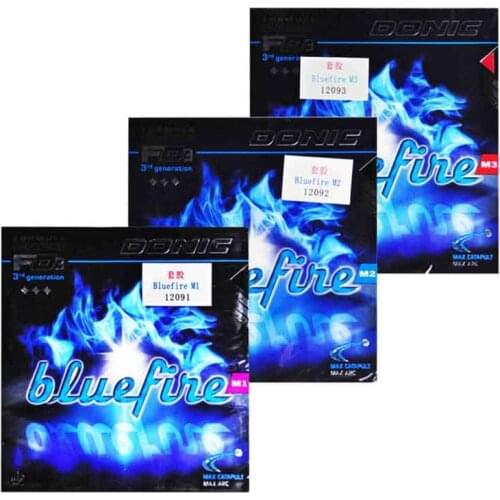 Original Donic bluefire m1 m2 m3 table tennis rubber table tennis rackets racquet sports blue flame blue fire