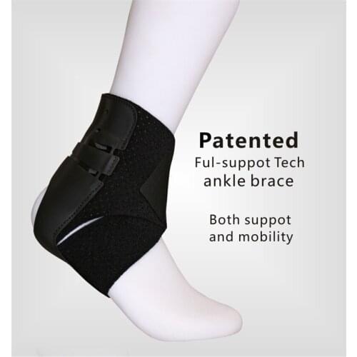 FUL-SUPPORT Tech Ankle Brance for Playing Volleyball,Flexible and Comfortable ,Suitable for Sports and Minor Injury SM-205