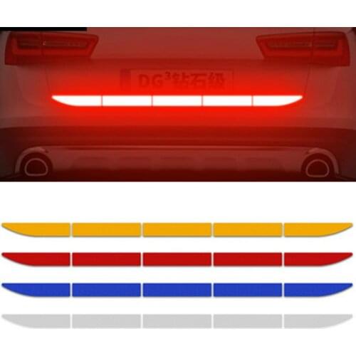 Car Reflective Sticker Warn Body Trunk For Suzuki Swift Grand Vitara Sx4 Vitara Spoiler Alto Liana Splash Reno Samurai Ciaz Aeri