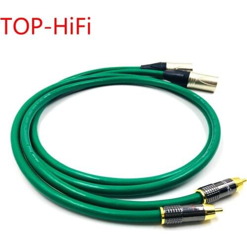 TOP-HiFi Pair Type-LITON RCA to XLR Balacned Audio Cable RCA Male to XLR Male Interconnect Cable with MCINTOSH USA-Cable
