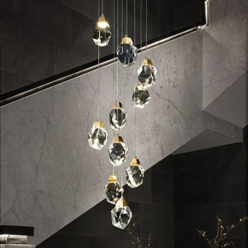 Nordic led glass ball industrial lamp hanging lights luminaria pendente pendant lights kitchen dining bar Restaurant
