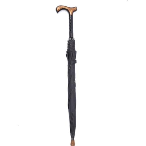 Cane umbrella multi-function non-slip elderly umbrella wholesale gifts outdoor climbing umbrella automatic umbrella LOGO 2 order