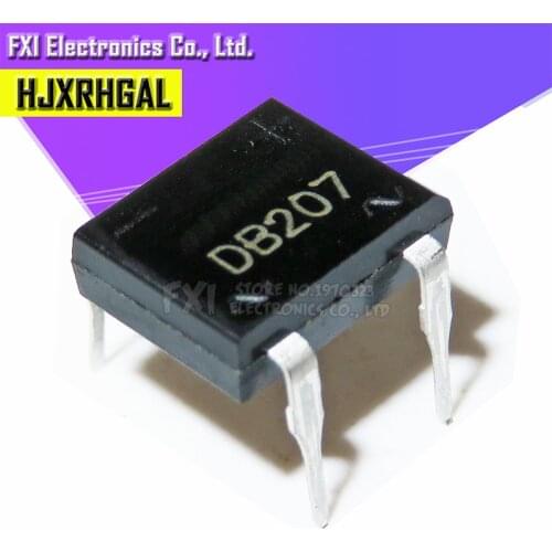 10PCS DB207 B207 DIP DIP4 Bridge Rectifiers 1000V 2A new original