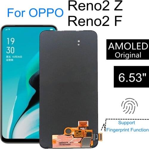 6.53" AFor OPPO Reno 2Z Realme X LCD Display Touch Screen Assembly Replacement for OPPO K3 , Reno 2F LCD