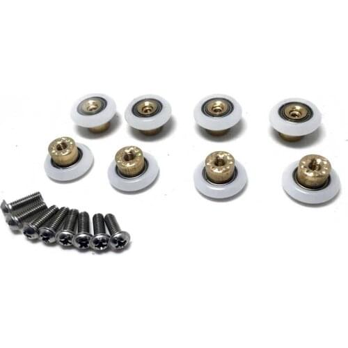 8pcs19 mm Dia Wheels Groove Pulley Shower Room Door Roller Runner