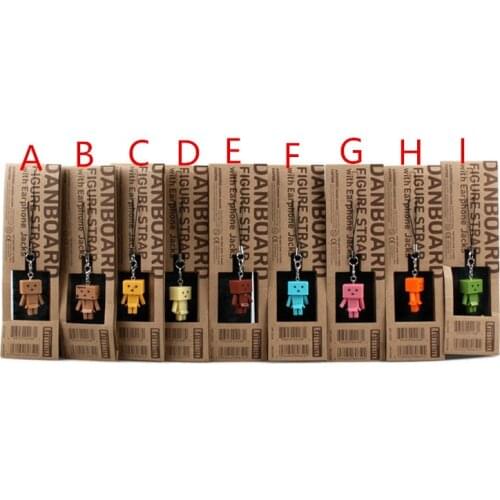 9color Japan Anime Action Figure Mini Danbor Danbo Lovely Pendants Phone Rope 3cm PVC Bag Xmas Gift Collectible Doll Brand New