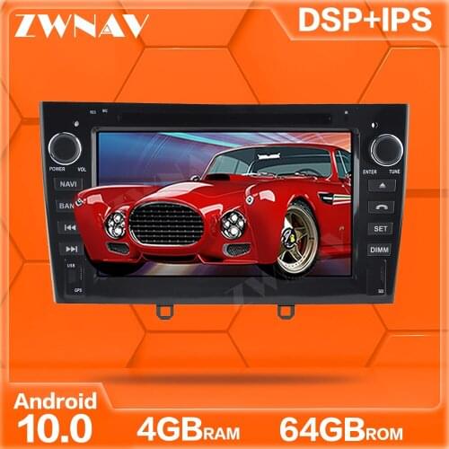 For PEUGEOT 308 408 2010-2016 Car Radio Multimedia Video Player Navigation GPS 4+64G DSP IPS tape recorder auto stereo HD