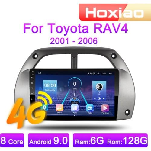 For Toyota RAV4 Car Radio Multimedia Video Player Navigation GPS Android 8.1 2DIN years 2001 2002 2003 2004 2005 2006