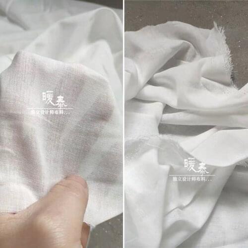 Pure cotton White gauze cloth Single layer Baby saliva towel diaper cotton fabric Food grademedical fabric wholesale 100% Cotton