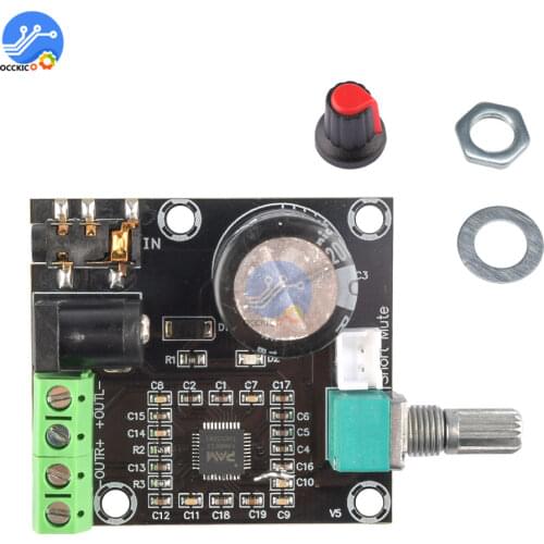 XH-M120 PAM8610 Class D Digital Amplifier Board Dual Channel 12V 2x15 W Audio Volume Control Modulo Amplificador
