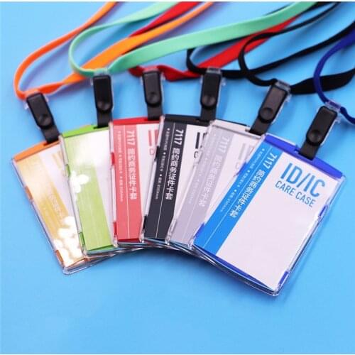 ID Card Holder Photocard Holder Accessories for Mobile Phones Lanyard Office Supplies Business Card Holder Stationery Holder