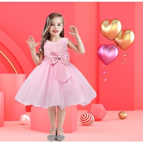 Floral Tutu Dress For Girls Dresses Kids Clothes Wedding Events Flower Girl Dress Birthday Party Costumes Children Clothing 8T