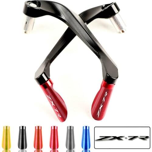 For Kawasaki ZX7R Ninja 2001-2019 Lever Guards Real CNC Aluminum Alloy Hand Guard Motorcycle Brake Protector Rope Handlebar