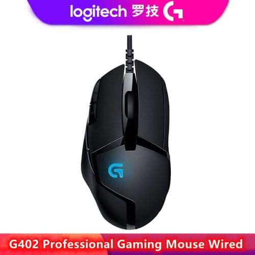 Original Logitech G402 Gaming Mouse 500 IPR Wired Mouse 8000DPI Mechanical Gaming Mouse USB Laptop Gaming Mouse/Computer Mouse