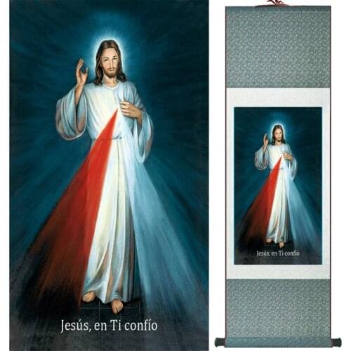 Jesus painting Traditional art Portrait painting Home Office Decoration traditional Jesus painting