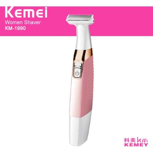 Kemei 4 In 1 Rechargeable Lady Electric Epilator Women Shaver Eyebrow Trimmer