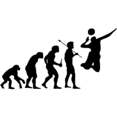 Creative Car Stickers, Sports, Volleyball, Personalized Stickers, Waterproof Sunscreen Decals, Auto Accessories, PVC, 15cm * 7cm