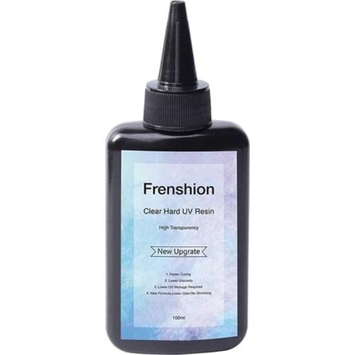 13MC 100ml UV Resin Crystal Clear Hard Type Resin Mold Glue Ultraviolet Curing Resin Sunlight Activated Resin Jewelry Making