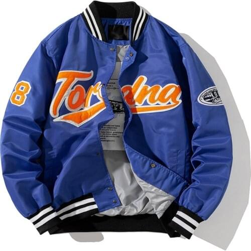 2021 Spring Mens Bomber Jacket New Arrival Digital Letters Printed High Street Windbreaker Single Breasted Coat Women Clothing