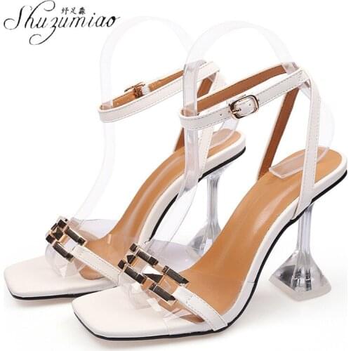 Summer fashion women pumps 9cm high heel pumps shoes for women sexy square head female high heels sandals party shoes woman
