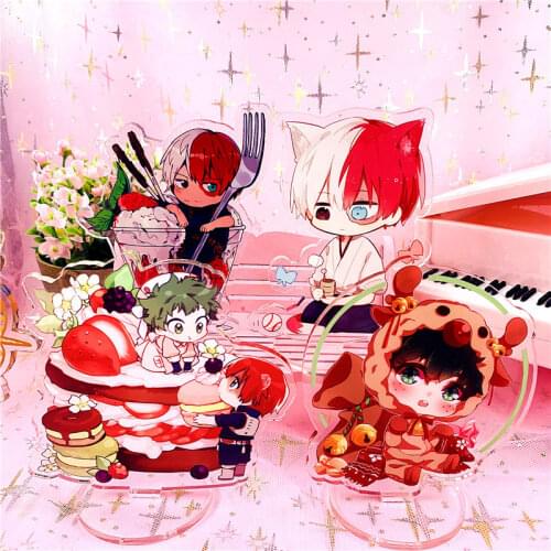 Cute My Hero Academia Anime Boku No Hero Academy Izuku Midoriya Acrylic Stand Figure Desktop Decoration Model Toy Cosplay Doll