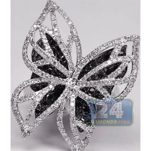 Fashion Butterfly Shining Crystal Zircon Ring for Women Princess Luxury Rings Jewelry Fashion Party Birthday Gifts Dropshipping