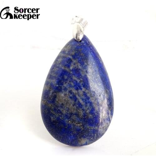 Mens Bijoux Blue Lapis Lazuli Beads Necklaces & Pendants Natural Stones Beads for Jewelry Making Accessories Womens Gift BE415